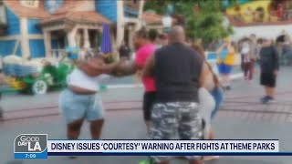 Disney issues courtesy warning after influx of fights at parks