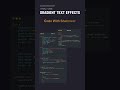 How to Create a Gradient Text Effect Pure CSS