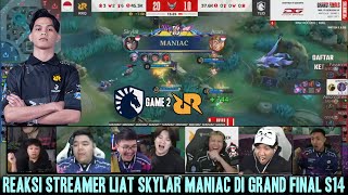 REAKSI STREAMER RRQ SKYLAR MANIAC VS TLID GRAND FINAL MPL ID SEASON 14