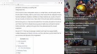 Chris Chan and Reality CWCki Discussions