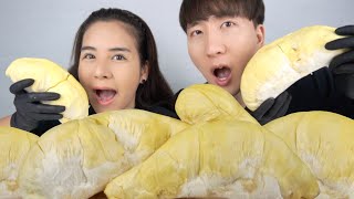 [Couple Mukbang] Sweet and delicious durianㅣMUKBANG ASMR