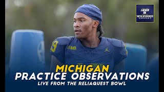 LIVE FROM TAMPA! Michigan football is set for the ReliaQuest Bowl