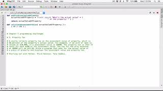 5.5. (Part 1) Property Tax - Python