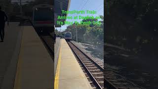 TransPerth Train Arrives at Daglish on It’s Way To Perth City