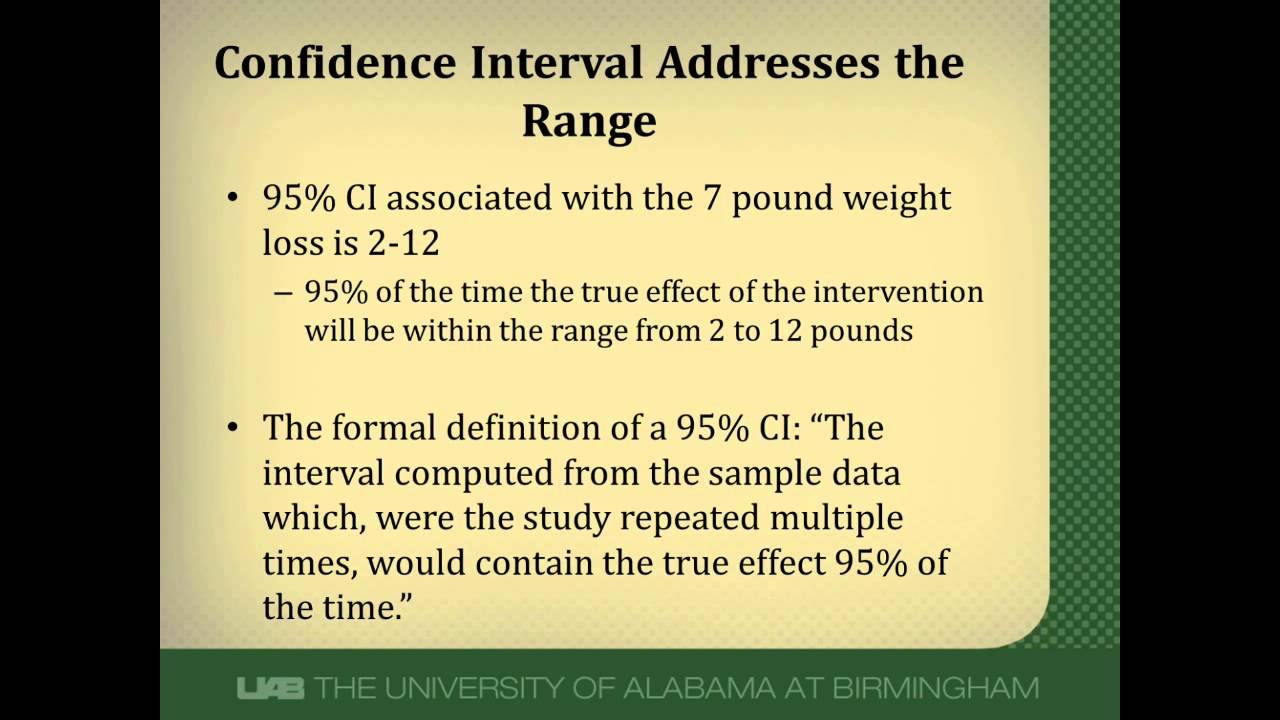 Statistics Corner: Confidence Intervals - YouTube