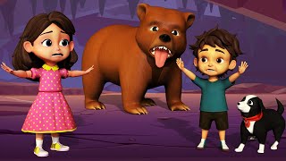 We're Going on a Bear Hunt 3D Kids Video Song for Preschoolers for Circle Time 🐻 🎶