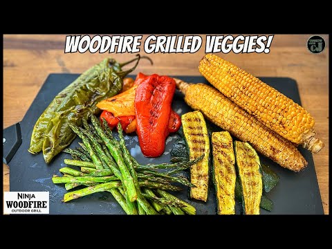 Ninja wood-fired grilled vegetables!