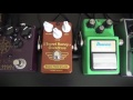 low gain overdrive shootout analogman kot klon centaur ibanez ts 9 nobels mad professor shod