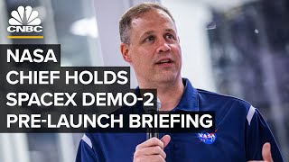 NASA Administrator holds pre-launch briefing for rescheduled SpaceX mission — 5/29/2020