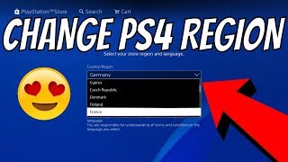 HOW TO Change PSN Country Region - Change PS4 PlayStation Store Language