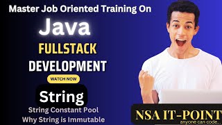 String in Java | String Constant Pool | Why String is Immutable in Java | NSA IT-POINT