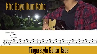 Kho Gaye Hum Kahan Tabs| Fingerstyle Guitar Lesson| Prateek Kuhad