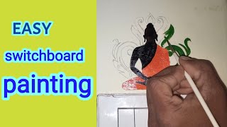 easy switchboard painting for beginners timelapse