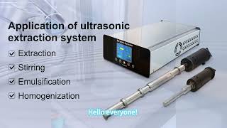 Jiayuanda - ultrasonic extraction ultrasonic homogenizer ultrasonic mixer ultrasonic emulsification