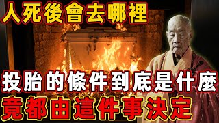 人死後會去哪裡？投胎的條件是什麼？竟都由這件事決定，高僧說出答案，原來我們一直都錯了！|投胎|轉世|佛說