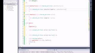 C++11 Beginner Tutorials Lesson 32 by Gamer2Creator. Smart Pointers, std::shared_ptr.