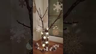 Украшаем дом своимируками. Волшебство за минуту #christmas #merrychristmas #diy #diyhomedecor #decor