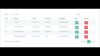 how to create datatables in codeigniter php