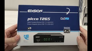 Tuner DVB-T2 EDISION picco T265 - recenzja ciekawego tunera z H.265 HEVC