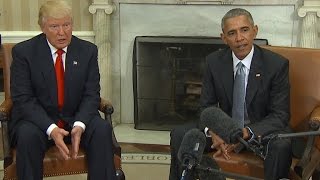 President Obama and President-elect Donald Trump meet at White House