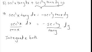 Example 5 | Method of Variable Separable Form | ODE | @MathCentro