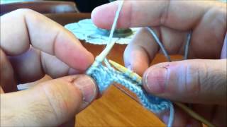 Slip, Knit, Pass (SKP) - Left Handed Continental