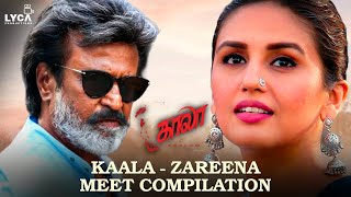Kaala Movie Scene | Kaala - Zareena Meet Compilation | Rajinikanth | Huma Qureshi | Pa. Ranjith