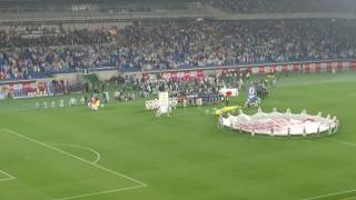 2018年5月30日 日本vsガーナ 日産スタジアム 選手入場  SAMURAI BLUE