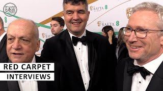 BAFTAs 2023 Red Carpet Interview- Avatar The Way of Water Joe Letteri, Daniel Barrett & Eric Saindon