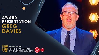 Greg Davies Absolutely Loses It When Presenting an Award | BAFTA TV Awards 2020