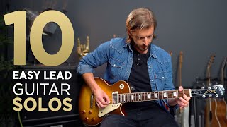 10 EASY Guitar Solos for Beginners