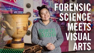 Student Combines Forensic Science with Visual Arts, Focusing on Human Trafficking