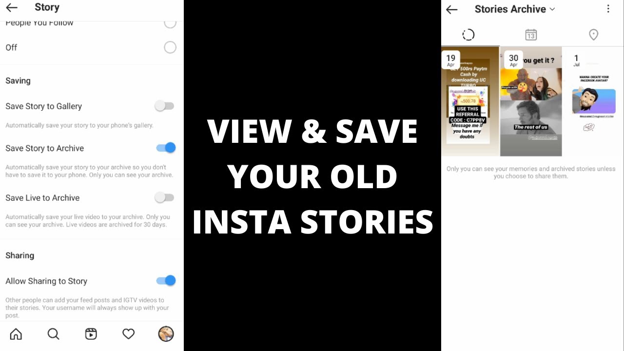 How To View & Save Your Old Instagram Stories - YouTube