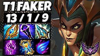 T1 Faker Cassiopeia vs Viktor MID [ Pentakill ] Patch 13.1 Korea Master ✅