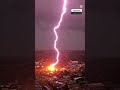 ⚡️impresionante así fue el impacto de un potente rayo en louisiana