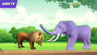 चतुर हाथी और शेर Kahani - Story in Hindi Jungle Animal New Stories in Hindi #Kahaniya