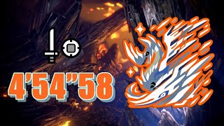 【MHWI】六花が静かに眠るなら 歴戦王イヴェルカーナ 片手剣 04’54”58 / Arch Tempered Velkhana SnS