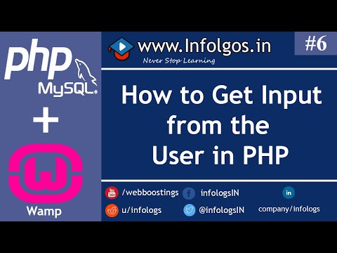 PHP - Get Input from User in PHP - Tutorial 6 PHP - Get Input from User in PHP - Tutorial 6