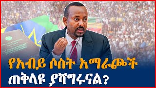 የአብይ ሶስት አማራጮች፤ ጠቅላዩ ያሻግሩናል? | Ethiopia