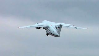 Крутой взлет Ан-148. Разлет после форума \