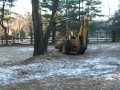 ford 4500 diesel backhoe demo