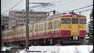 115系N40編成信越本線下り快速新潟行き3481M