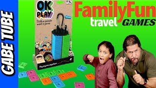 Family Fun Travel Games OK PLAY Strategy Game UNBOXING Gabe Tube TV