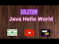 Java Hello World || GEEKSFORGEEKS SOLUTION || 100% Test Cases Passed || gorakhcodes