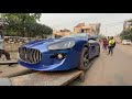 MASERATI GRANCABRIO REPLICA ON HONDA ACCORD |BLUE COLOR | 4 SEATER CONVERTIBLE | MODIFIED CARS INDIA