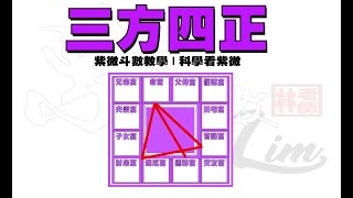 什么是三方四正？------紫微斗數 | 基礎9 | 【科學看紫微】-大家來排盤