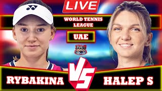 🔴LIVE: Halep S vs Rybakina E • World Tennis League 2024 #Halep #Rybakina #tennis