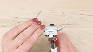 How to Bend a Bracelet Blank with ImpressArt's Bracelet Bending Tools - Techniques