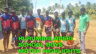 Kmc Kurumbai school boys Kabbadi Highlights