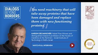 Prof  Ciechanover, Nobel Prize in Chemistry 2004 - Interview